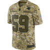 Image of Carolina Panthers Luke Kuechly Camo Jersey 2018 - 2019