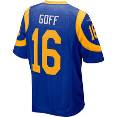 Los Angeles Rams Jared Goff Royal Jersey 2018 - 2019