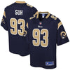 Image of Los Angeles Rams Ndamukong Suh Black Jersey 2018 - 2019