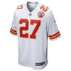 Image of Kansas City Chiefs Kareem Hunt White Jersey 2018 - 2019