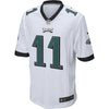 Image of Philadelphia Eagles Carson Wentz White Jersey 2018 - 2019