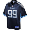 Image of Tennessee Titans Jurrell Casey Navy Jersey 2018 - 2019