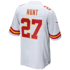 Kansas City Chiefs Kareem Hunt White Jersey 2018 - 2019
