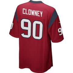 Houston Texans Jadeveon Clowney Navy Red Jersey 2018 - 2019