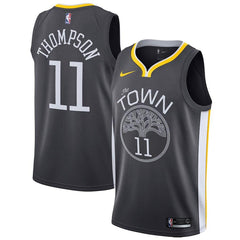 Klay Thompson Golden State Warriors Charcoal Swingman Jersey 2018 - 2019