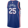 Image of Ben Simmons Philadelphia 76ers Blue Swingman Jersey 2018 - 2019