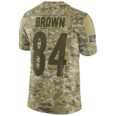 Men's Pittsburgh Steelers Antonio Brown Camo Jersey 2018 - 2019