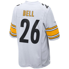 LE'VEON BELL PITTSBURGH STEELERS WHITE JERSEY 2018 - 2019
