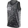 Image of Manu Ginobili San Antonio Spurs Black Swingman City Edition Jersey 2018 - 2019
