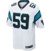 Image of Carolina Panthers Luke Kuechly White Jersey 2018 - 2019